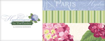 Hydrangeas in the Garden 5in Squares 42pcs