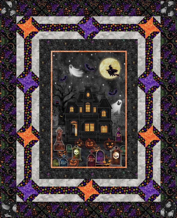 Bewitched Boo Town Quilt Kit