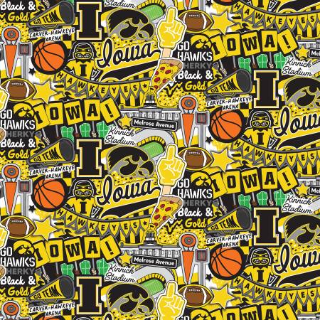IOWA Doodle Allover IA2001
