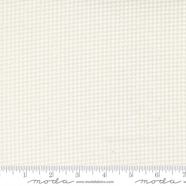 Ink Houndstooth Porcelain White 55745 22 Moda #1