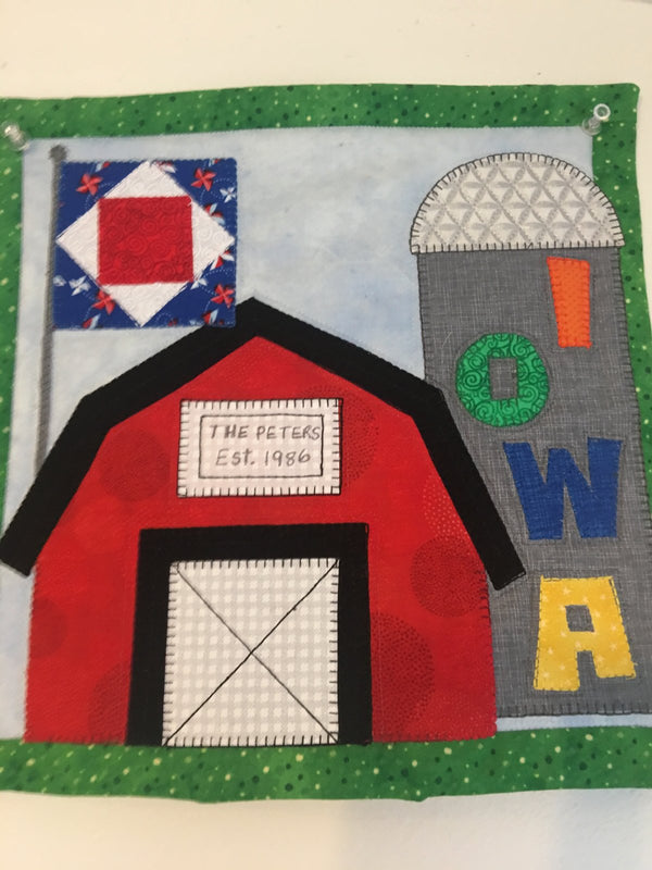 Iowa Barn Block 2015 Pattern