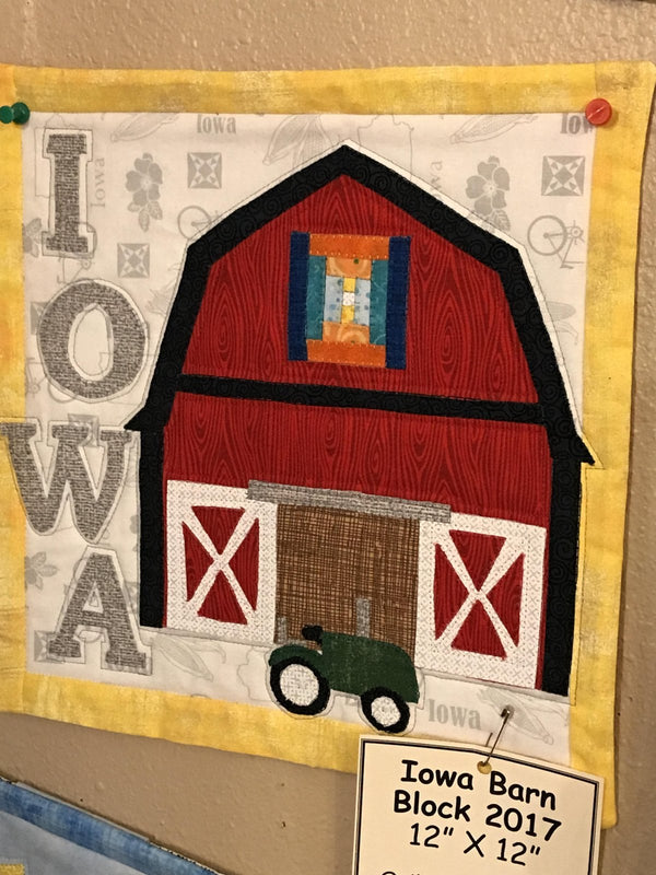 Iowa Barn Block 2017 Pattern