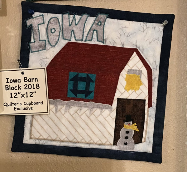 Iowa Barn Block 2018 Pattern