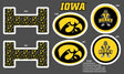 Iowa Minky Pillow Project Panel 36in x 60in IA1359