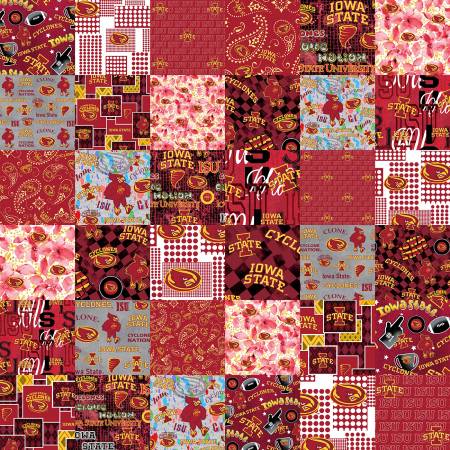 Iowa State ISU1363 Collegiate Cheater Quilt