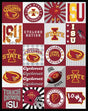 Iowa State T-Shirt Micro Minky Panel 60in x 60in ISU1362