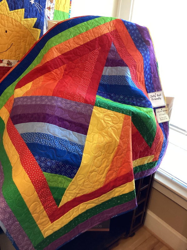 Jelly Roll Spinner Quilt Pattern