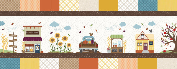 Kimberbell Autumn Acres Bench Pillow Fabric Kit