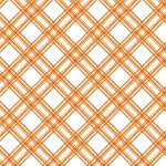 Kimberbell Basics Diagonal Plaid Orange 8336