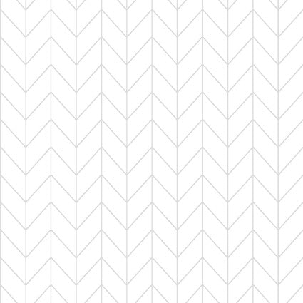 Kimberbell Basics White on White Chevron  4236