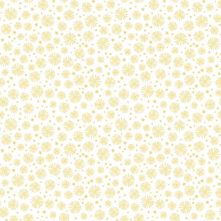 Kimberbell Celebration White/Gold Sparklers - Metallic 4123
