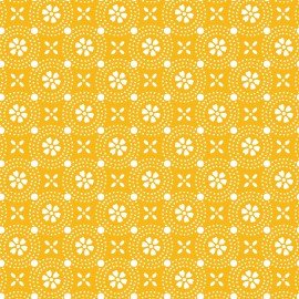 Kimberbell Dotted Circles Yellow 7021