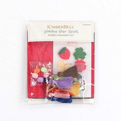 Kimberbell Holiday Rope Bowls Embellishment Kit