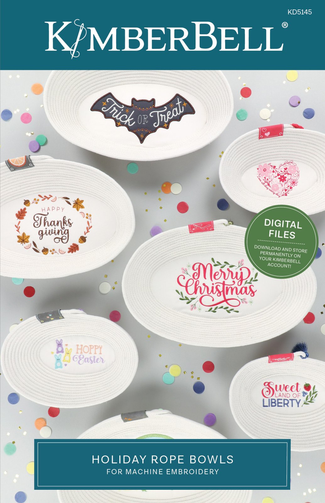 Kimberbell Holiday Rope Bowls Pattern CD