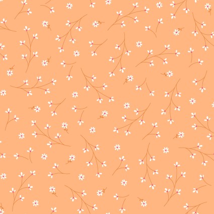 Kimberbell Pretty Petals Orange 2885