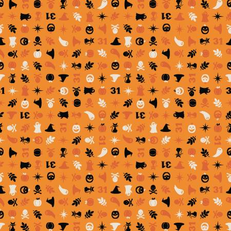 Kimberbell Pumpkins & Potions Orange Halloween Charms 804036