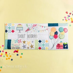 Kimberbell Shout Hooray! Bench Pillow CD
