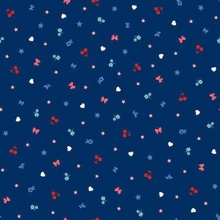 Kimberbell Star Spangled Beauty Navy Teeny Tinys 5325