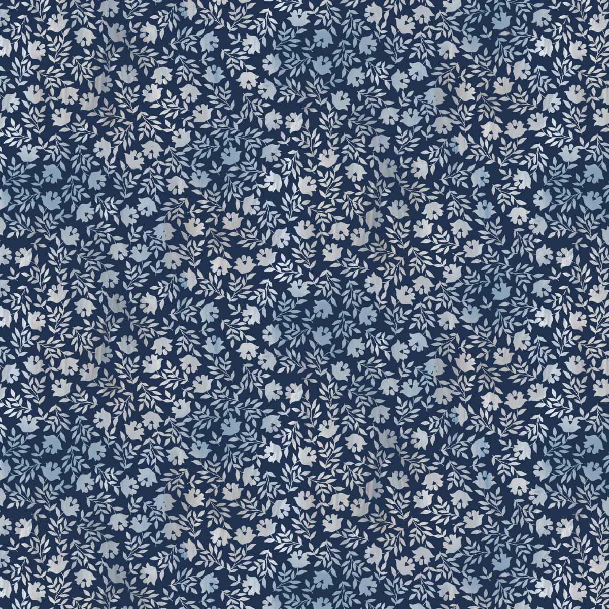 Kindly Yours Indigo Little Flowers 6608