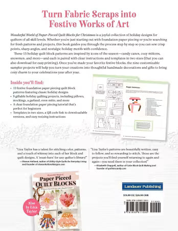 Wonderful World of Paper-Pieced Quilt Blocks for Christmas
