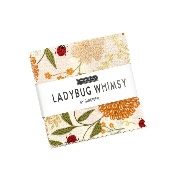 Ladybug Whimsy Mini Charm 48440MC Moda Precuts#1