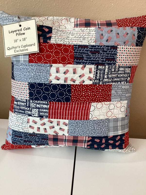 Layered Coin Pillow