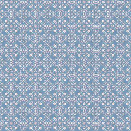 Le Petit Escargot Blue Blooms & Vines 6436