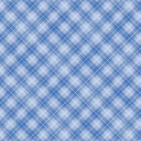 Let It Snow-man Plaid Medium Blue 806120