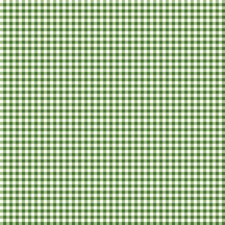 Little Ladybug Gingham Green Fabric 6632