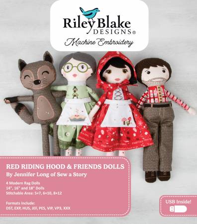 Little Witch & Friends Dolls - Machine Embroidery USB