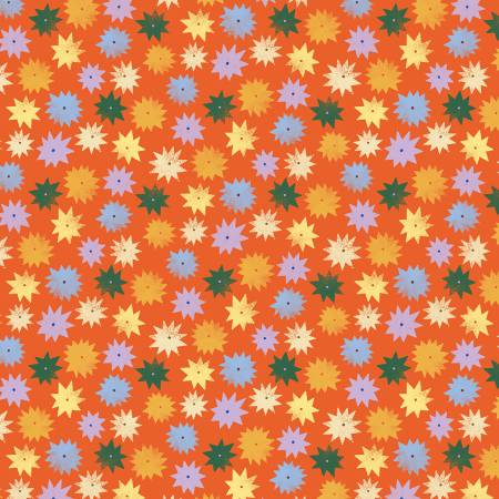 MM Orange Pointed Dots 5519