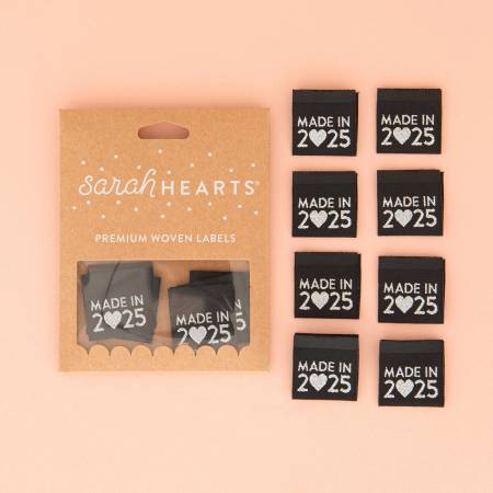 Made in 2025 Silver Woven Labels
