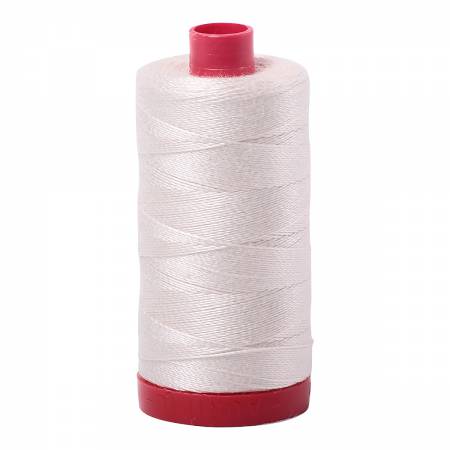 Mako Cotton Embroidery Thread Solid 12wt 356yds Muslin