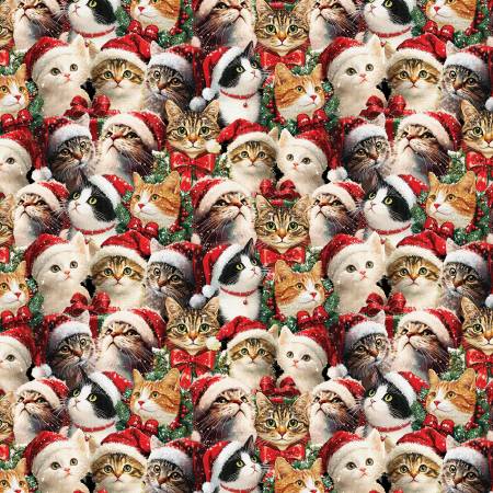 Merry Cats Portraits Multi 806276