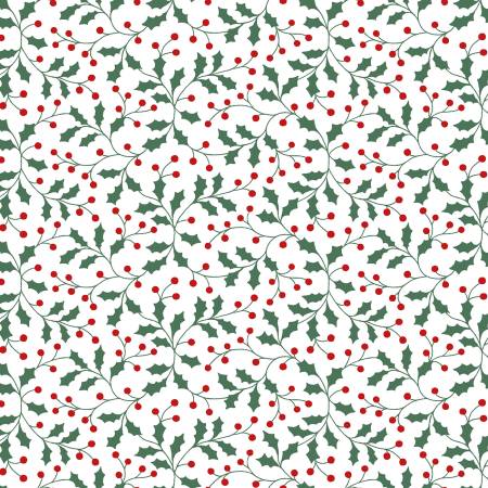Merry Mix White/Multi Holly and Berries 805051