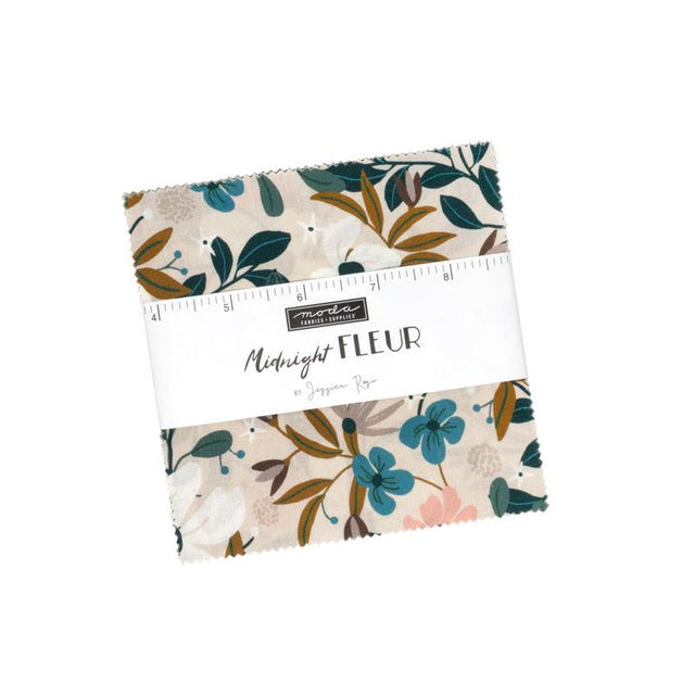 Midnight Fleur Charm Pack 38170PP Moda Precuts#1