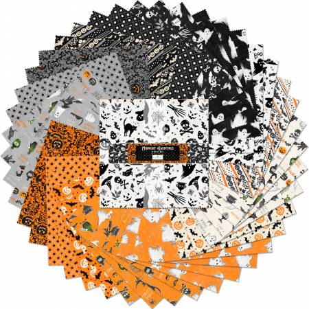 Midnight Hauntings 10in Squares 42pc