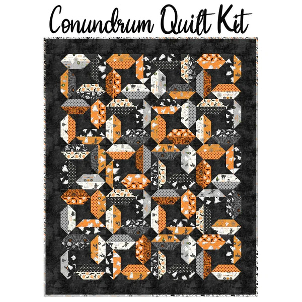 Midnight Hauntings Conundrum Quilt Kit
