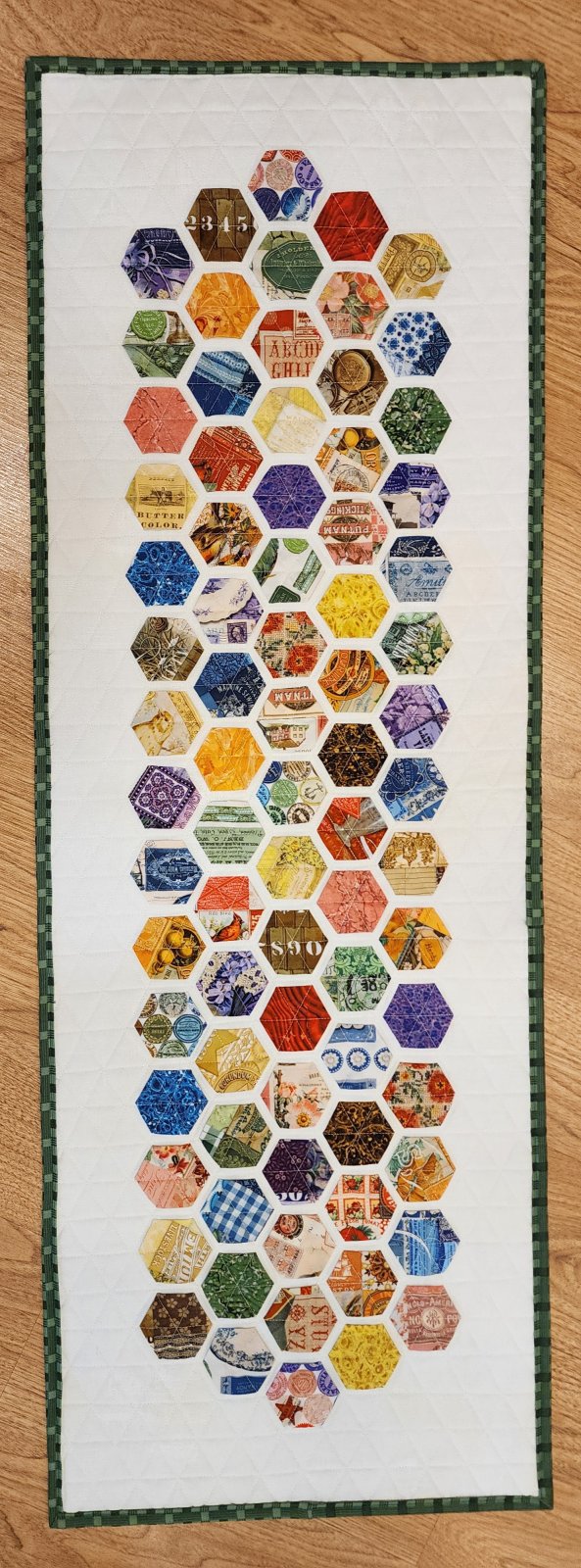 Modern Hexi Table Runner Pattern