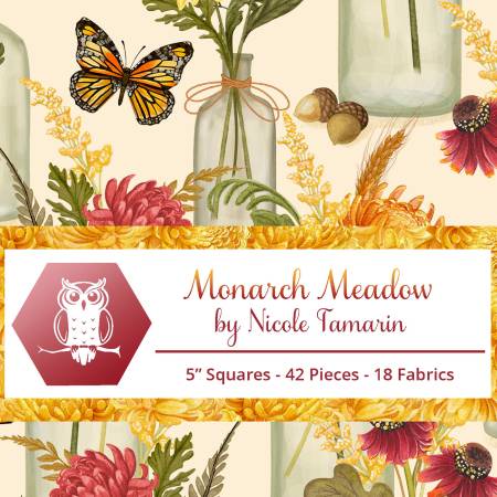 Monarch Meadow 5in Squares 42pcs