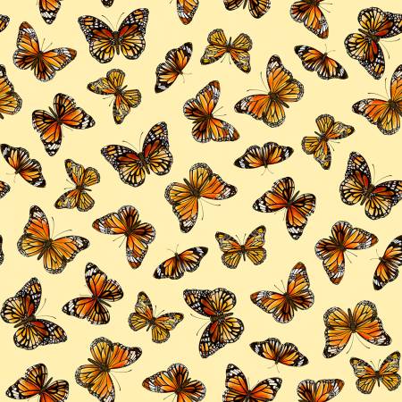 Monarch Meadow Butterfly Toss Cream 805012