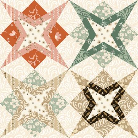 Morning Latte Star Cheater Print Multi 5614