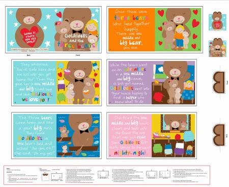 Multi 21Goldilocks & Three Bears Book 36" 5122