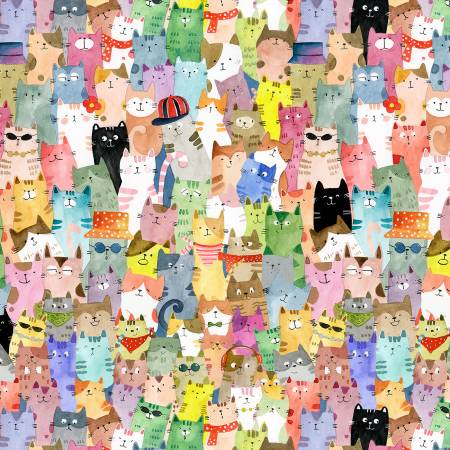 Multi Full of Purrsonality Cats 6191