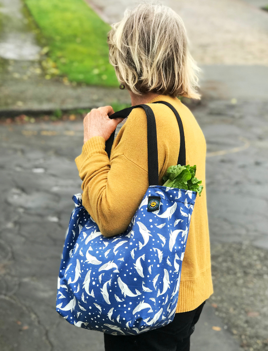 Splash Laminate Market Tote Sewing Kit - Juanita