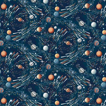 Navy Shooting Stars 8 Inch Glow 6199
