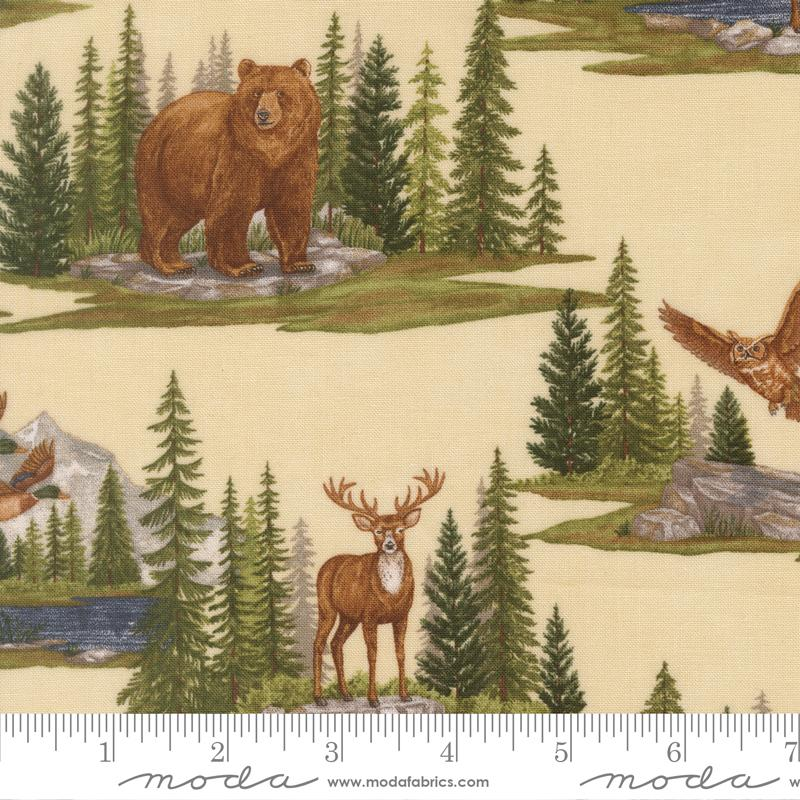 Northwoods Lodge Natural Main Fabric 6658