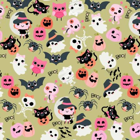 Not Scary Green Boos With Bows 806106