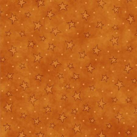 Orange Starry 6195
