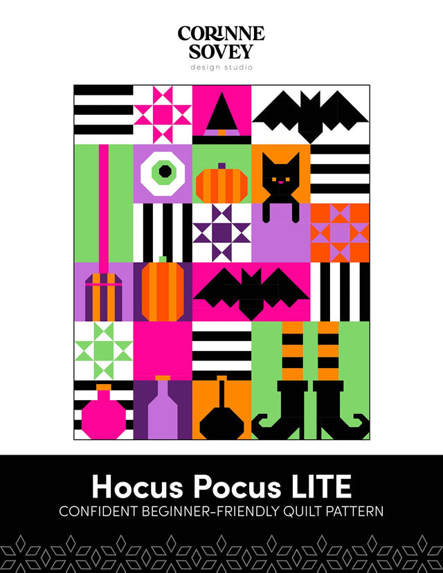 Corinne Sovey Hocus Pocus LITE Quilt Pattern